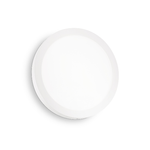 Ideal Lux Plafoniera Contemporanea Universal Acciaio Bianco Led Integrato 25W 4000K Ip20