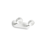 Applique Moderna Oby Metallo Bianco 2 Luci 12W 3000K Luce Calda