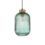 Sospensione Vintage-DecÃ² Mint-3 Metallo Verde 1 Luce E27