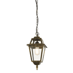 Sospensione Vintage - DecÃ² Nuova Orleans Alluminio Nero E Oro 1 Luce E27