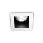 Faretto Da Incasso Moderno Funky Metallo Bianco 1 Luce Gu10