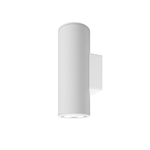 Lampada Da Parete Moderna Da Esterno Metallo Bianco Luce Led 24W Ip65