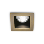 Ideal Lux Faretto Da Incasso Moderno Funky Metallo Ottone Brunito 1 Luce Gu10