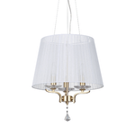 Ideal Lux Lampadario Classico Pegaso Metallo Ottone 3 Luci E14