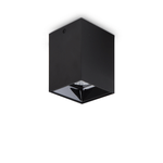 Plafoniera Moderna Nitro Alluminio Nero Led 15W 3000K Luce Calda