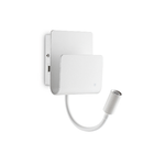 Ideal Lux Applique Moderna Probe Metallo Bianco 2 Luci 9W 3000K Luce Calda