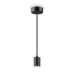 Lampadari E Sospensioni Set Metallo Nero 1 Luce E27