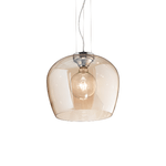 Sospensione Vintage-DecÃ² Blossom Metallo Ambra 1 Luce E27