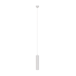 Lampadario A Sospensione Moderno Focus Alluminio Bianco 1 Luce Gu10 10W