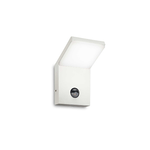 Applique Moderna Style Alluminio Bianco Led 9,5W 3000K Luce Calda