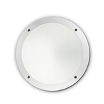 Applique Moderna Polar-1 Materie Plastiche Bianco 1 Luce E27