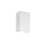 Applique Moderna Alta Flash Gesso Bianco 1 Luce G9 3W 3000K Luce Calda