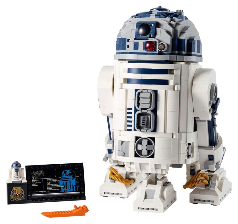 LEGO-Star-Wars-75308-R2-D2-Modellino-da-Costruire-del-Droide-di-Guerre-Stellari-Set-per-Adulti-con-Spada-Laser-di-Luke