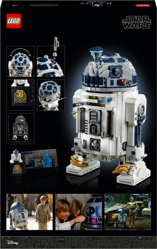 LEGO-Star-Wars-75308-R2-D2-Modellino-da-Costruire-del-Droide-di-Guerre-Stellari-Set-per-Adulti-con-Spada-Laser-di-Luke