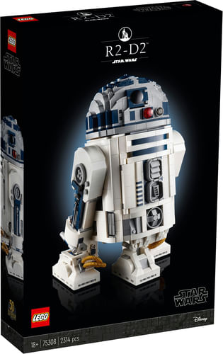 LEGO-Star-Wars-75308-R2-D2-Modellino-da-Costruire-del-Droide-di-Guerre-Stellari-Set-per-Adulti-con-Spada-Laser-di-Luke