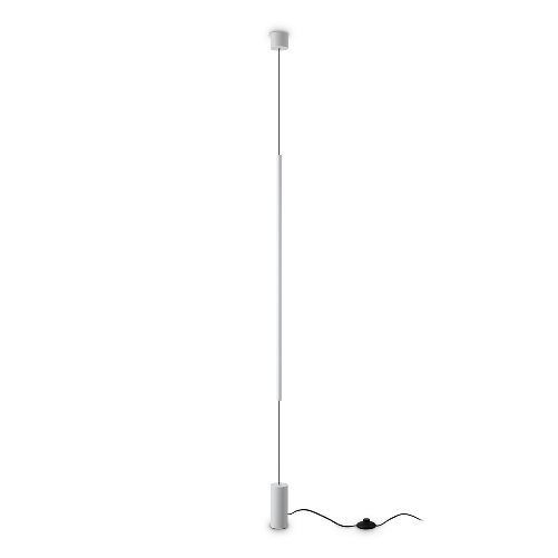 Applique Moderna Filo Metallo Bianco Led 15W 3000K Luce Calda