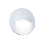 Segnapasso Tondo Moderno Open Alluminio Bianco 3W Led 4000K