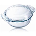 Pyrex 5010762002230 piatto piano Rotondo Vetro temperato Trasparente 1 pezzo(i)