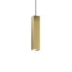 Sospensione Moderna Sky Metallo Ottone 1 Luce Gu10 7W 3000K Luce Calda