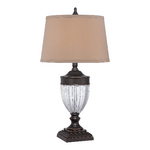 Lampada Da Scrivania Contemporanea Dennison Metallo Bronzo Palladiano 1 Luce E27