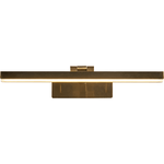 Applique Moderna Rodi Acciaio Ottone Policarbonato Led 8,9W 3000K