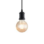 Ideal Lux Sospensione Rustica-Country Frida Metallo Nero 1 Luce E27