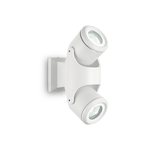 Ideal Lux Plafoniera Moderna Xeno Alluminio Bianco 2 Luci Gu10