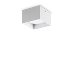 Ideal Lux Plafoniera Contemporanea Spike Alluminio Bianco 1 Luce Gx53 15W 3000K Ip20