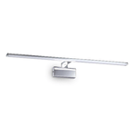 Applique Moderna Alma Metallo Cromo Led 18W 3000K Luce Calda