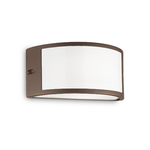 Applique Moderna Rex-1 Alluminio-Materie Plastiche Coffee 1 Luce E27