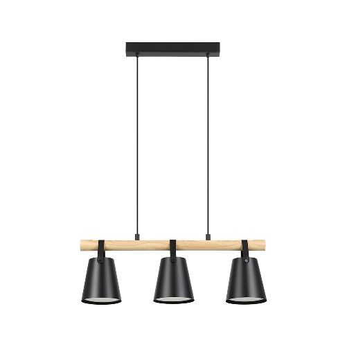 Lampadario-Industrial-Boyle-3-Luci-Metallo-Nero-E-Marrone