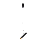 Lampadario Moderno Cilindro Acciaio Nero Oro Led 4W 3000K