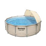 Bestway 5614V piscina fuori terra Piscina con bordi Piscina rotonda 11133 L Grigio