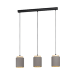 Lampadario-Industrial-Albariza-3-Luci-Metallo-Nero-E-Marrone