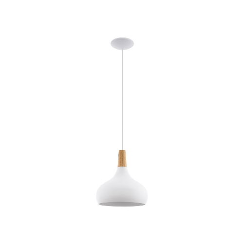 Lampadario-Contemporaneo-Sabinar-Medio-1-Luce-Acciaio-Bianco