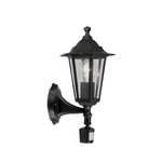 Eglo Applique Contemporanea Da Esterno Laterna 4 1 Luce Alluminio Fuso Nero Sensore