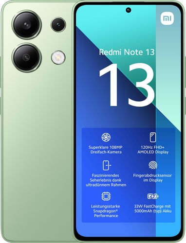 Xiaomi-Redmi-Note-13-169-cm--6.67--Dual-SIM-ibrida-Android-13-4G-USB-tipo-C-6-GB-128-GB-5000-mAh-Verde-Colore-menta