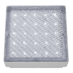 Faretto Calpestabile Contemporaneo Policarbonato Bianco Trasp Led 1,4W 7000K