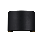 Maytoni Lampada Da Parete Moderna Per Esterno Metallo Nero Luce Led 6W Ip54