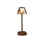 Lampada Da Scrivania-Ufficio Moderna Lolita Metallo Coffee Led 7W 3000K