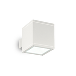 Applique Moderna Snif Square Alluminio Bianco 1 Luce G9 3W 3000K Luce Calda