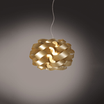 Linea Zero Sospensione Moderna 1 Luce Cloud D30 In Polilux Oro Made In Italy