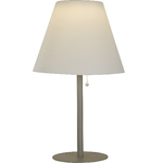 Lampada Da Scrivania Contemporanea Venezia Acciaio Argento Bianco Led 1,6W 0K