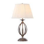 Lampada Da Scrivania Classica Artisan Acciaio Ottone Anticato 1 Luce E27