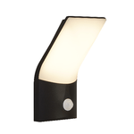 Applique Moderna Copenaghen Alluminio Bianco Policarbonato Nero Led 10W 3000K