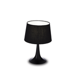 Ideal Lux Lampada Da Scrivania-Ufficio Moderna London Metallo Nero 1 Luce E27 Small