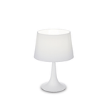 Ideal Lux Lampada Da Scrivania-Ufficio Moderna London Metallo Bianco 1 Luce E27 Small