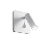 Ideal Lux Applique Moderna Lite Metallo Bianco Led 3W 3000K Luce Calda