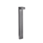 Ideal Lux Piantana Moderna Sirio Alluminio Grigio 2 Luci 3W 3000K Luce Calda H80Cm