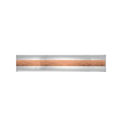 Applique Contemporanea Doup Metallo Foglia Rame Led 70W